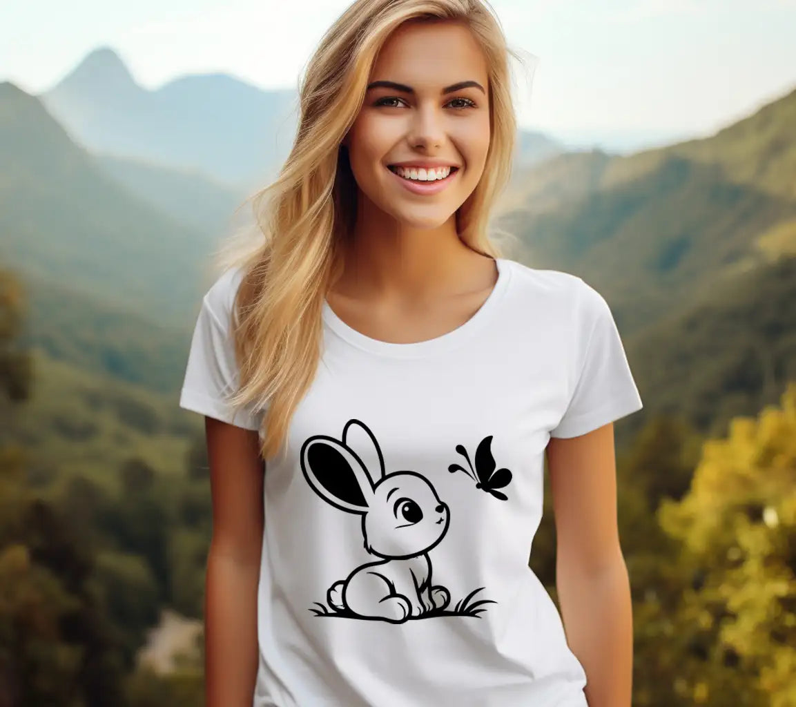 Bunny And Butterfly
