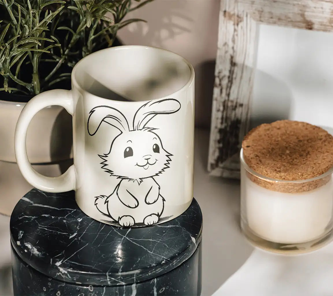Bunny With Fluffy Tail