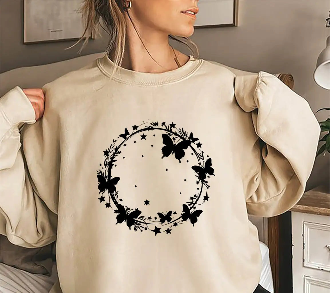 Butterflies Stardust Wreath