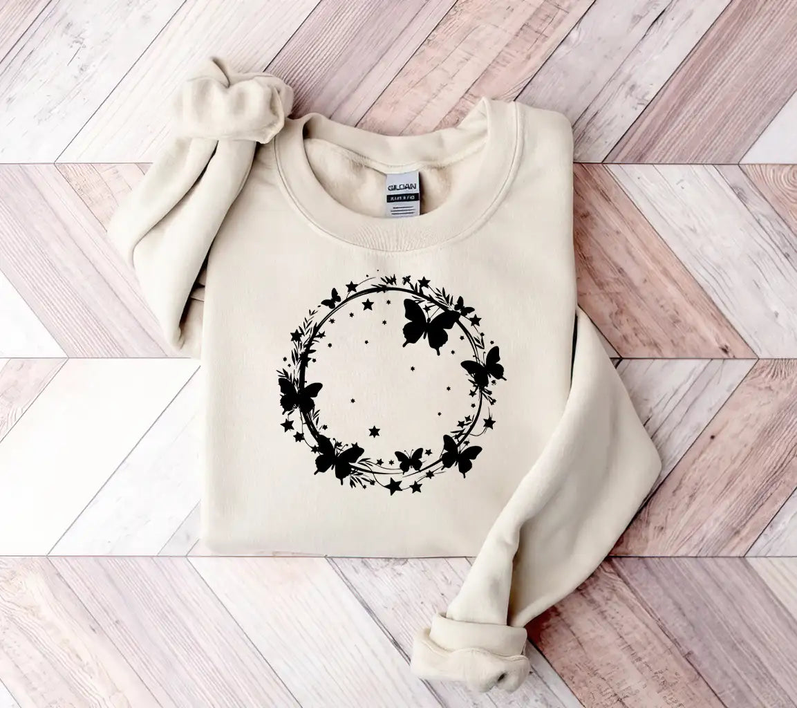 Butterflies Stardust Wreath
