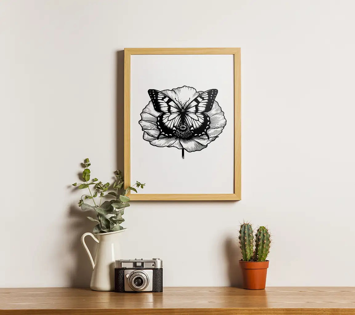 Butterfly Flower Perch