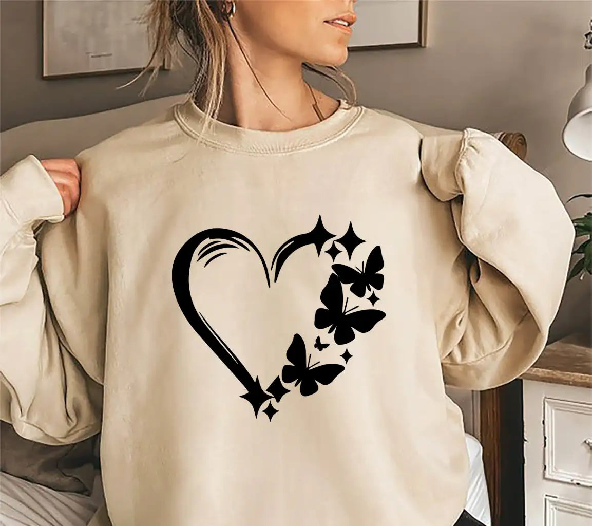 Butterfly Valentine Svg