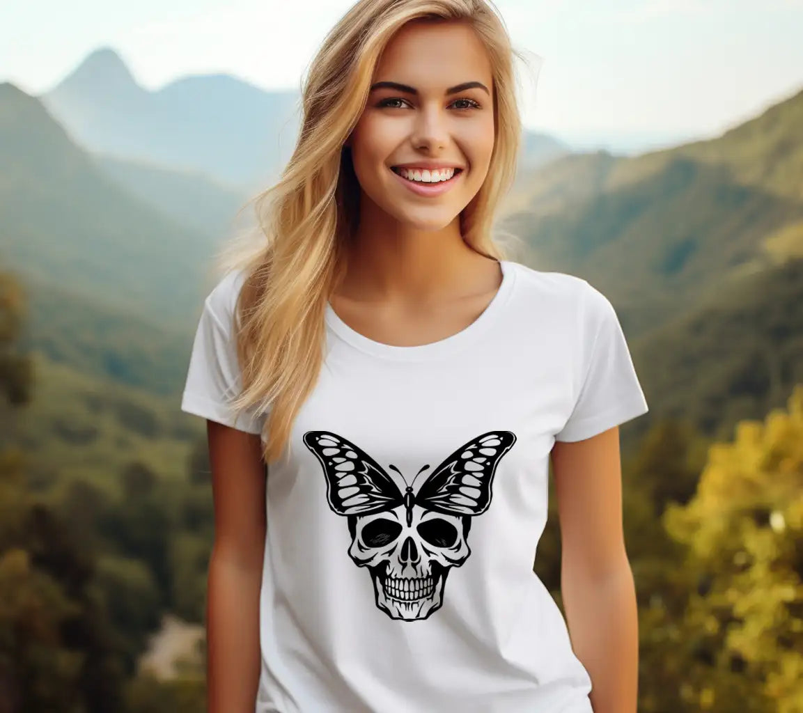 Butterfly Wing Skull
