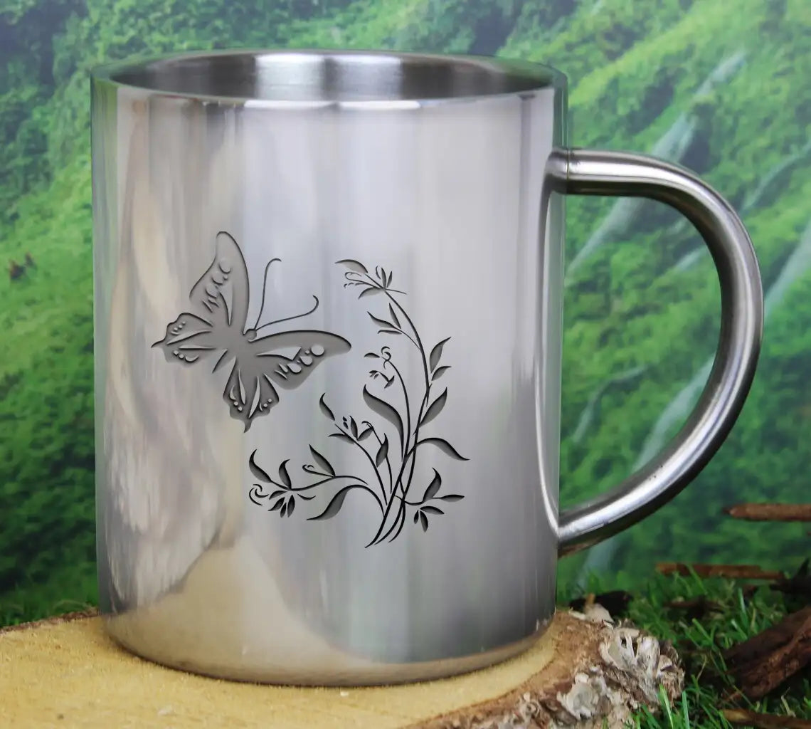 Butterfly And Flora