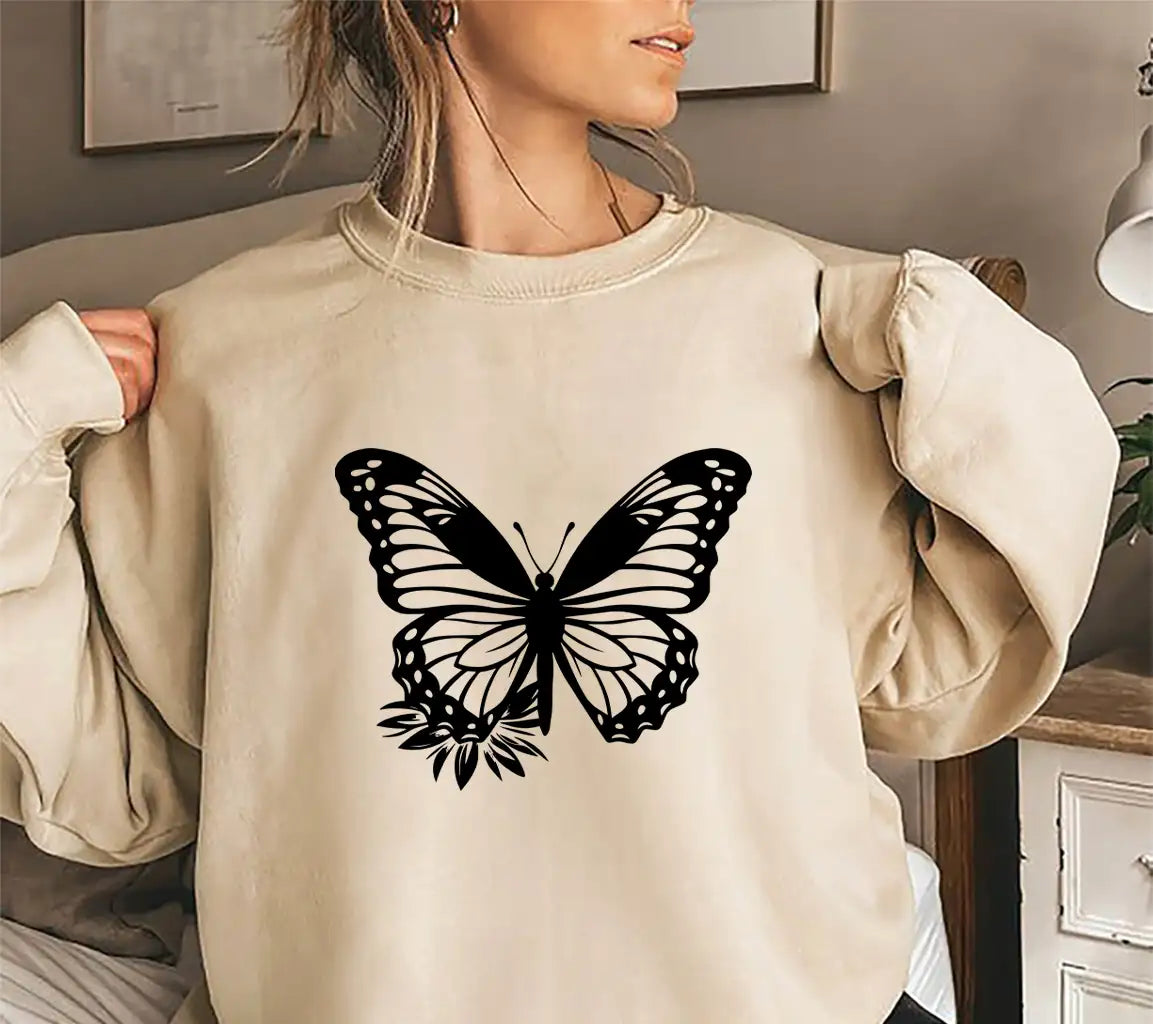Butterfly And Flower