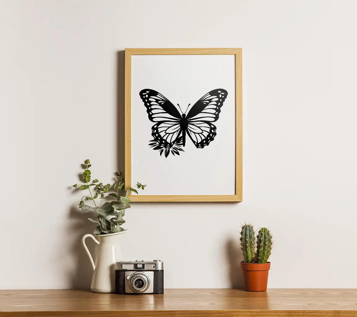 Butterfly And Flower