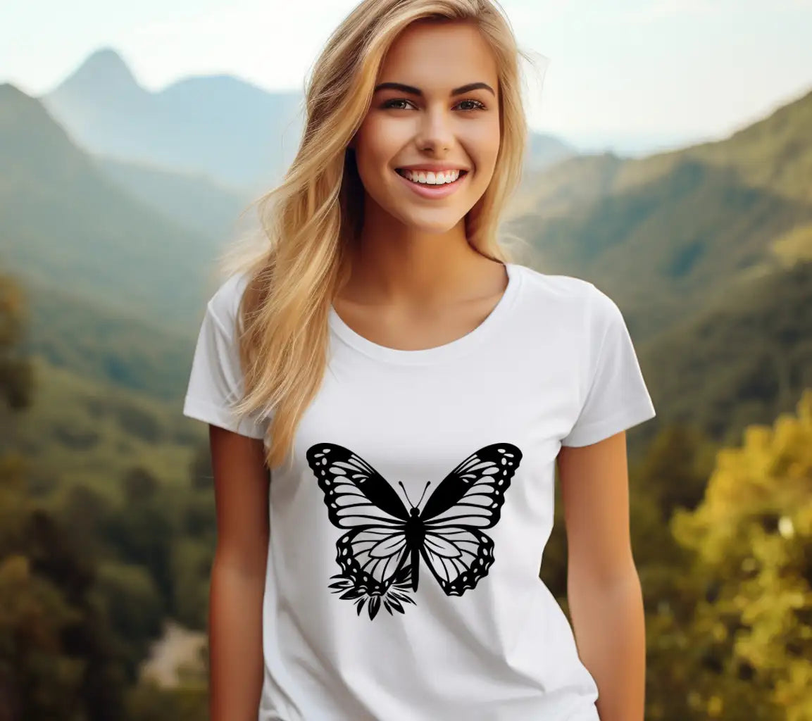 Butterfly And Flower