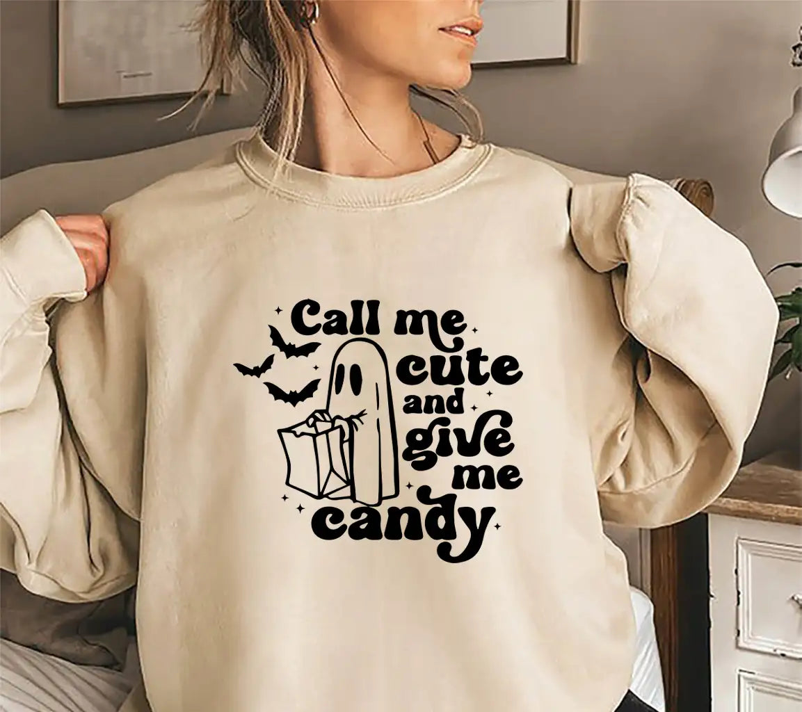 Call Me Cute And Give Me Candy Svg