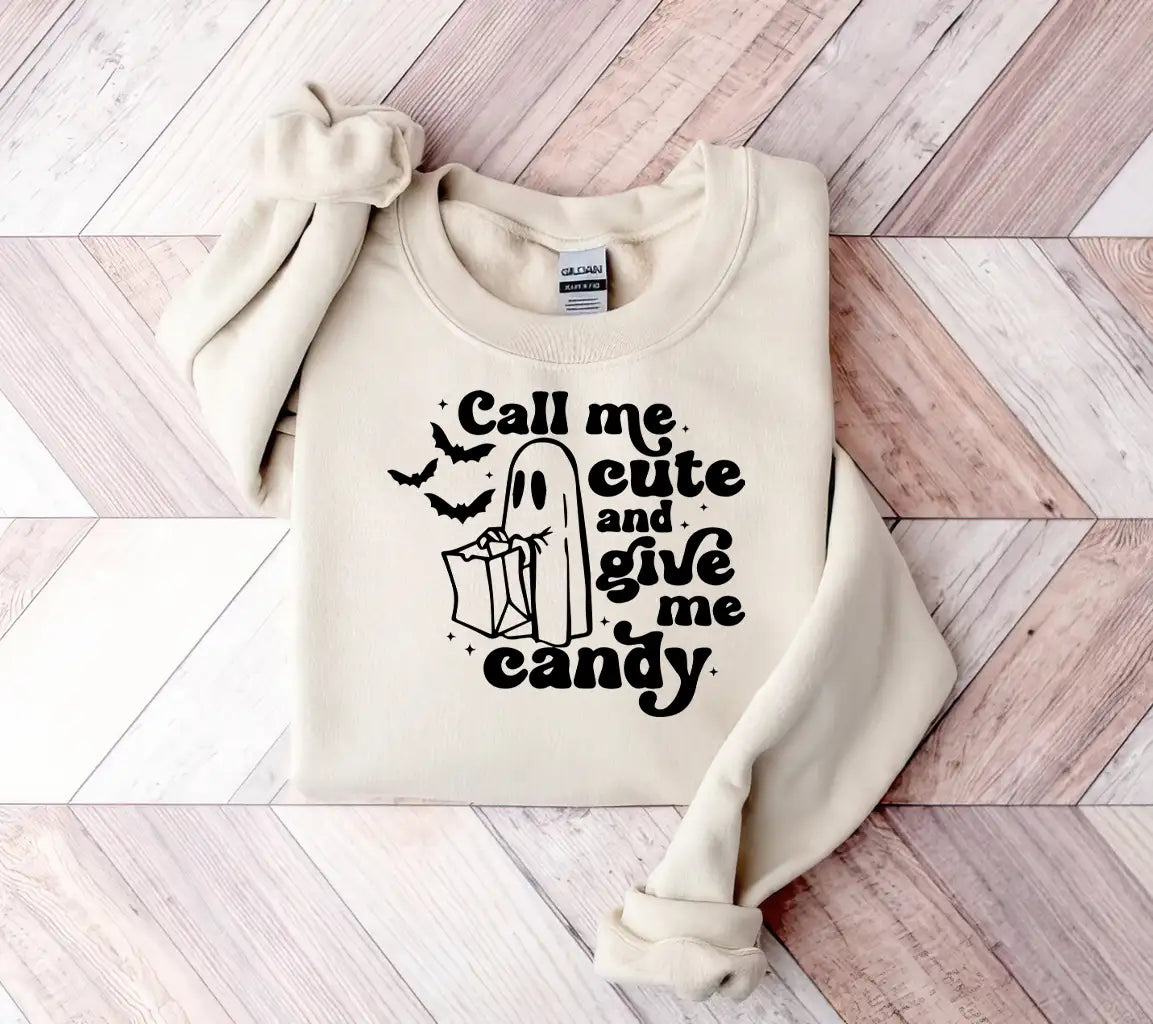Call Me Cute And Give Me Candy Svg
