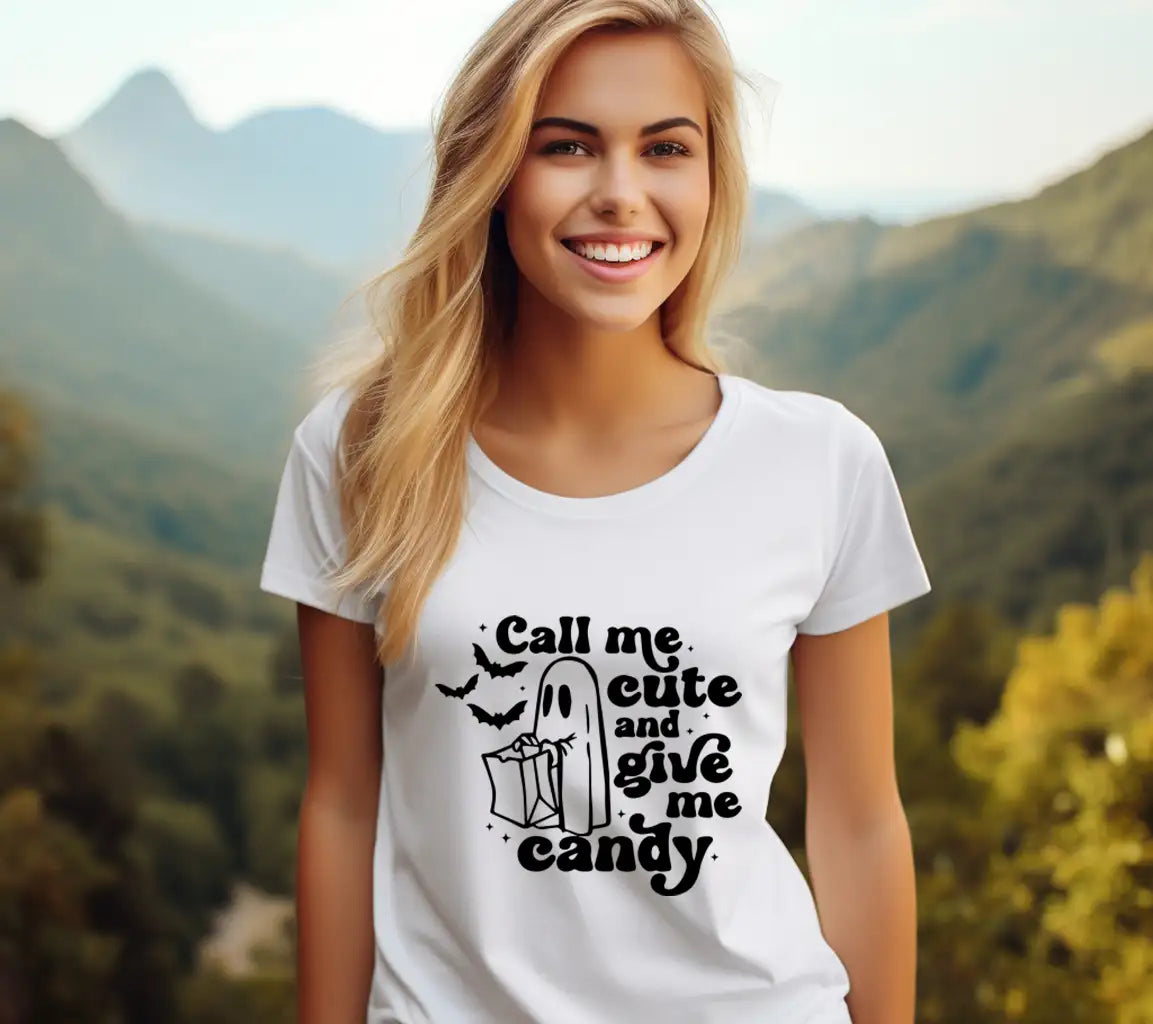 Call Me Cute And Give Me Candy Svg