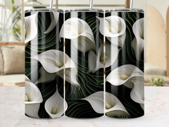 Calla Lily 20 oz Skinny Tumbler Wrap Design | Seamless 3D Design | Instant Download PNG | Tumbler Wrap | 20 oz tumbler, 3d tumbler design, 3d tumbler wrap, Calla Lilly, Calla Lilly Floral Design, Calla Lilly Tumbler Wrap, Colorful, skinny tumbler wrap, sublimation design, sublimination design, tumbler design, tumbler png, tumbler template, tumbler wrap, tumbler wrap png | Gabe Atkins Designs