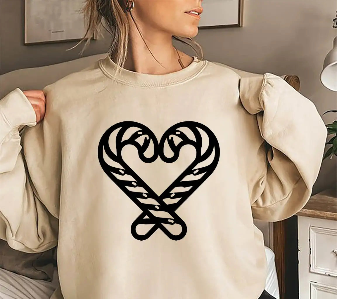 Candy Cane Heart