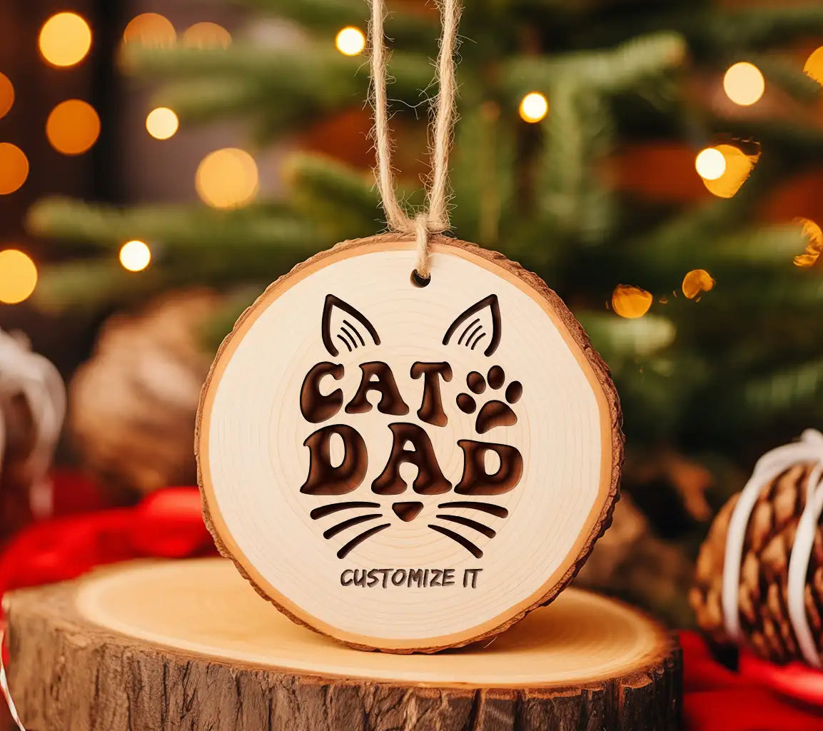  Cat Dad Silhouette SVG - Cat Quote Design SVG