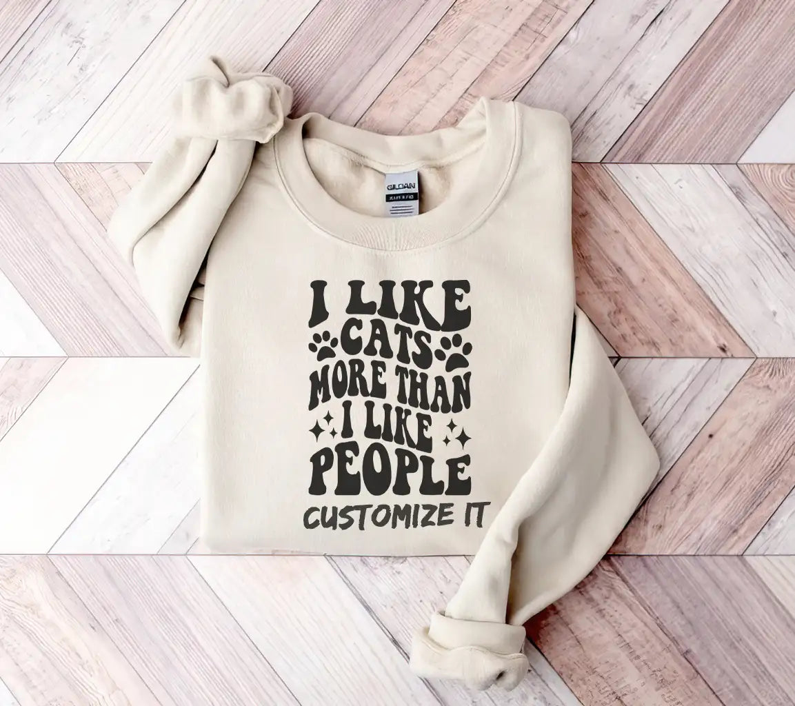 I Like Cats More Than People  SVG Poster SVG