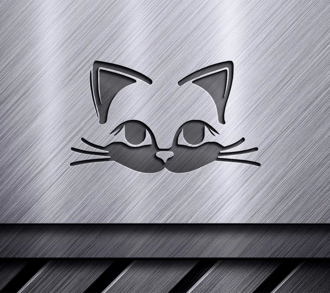 Cat Face Outline