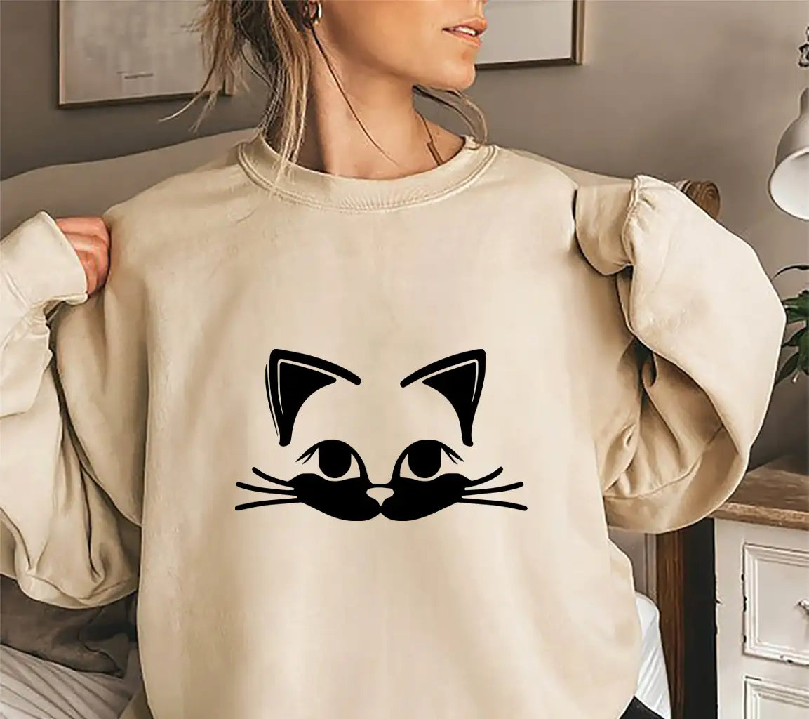 Cat Face Outline