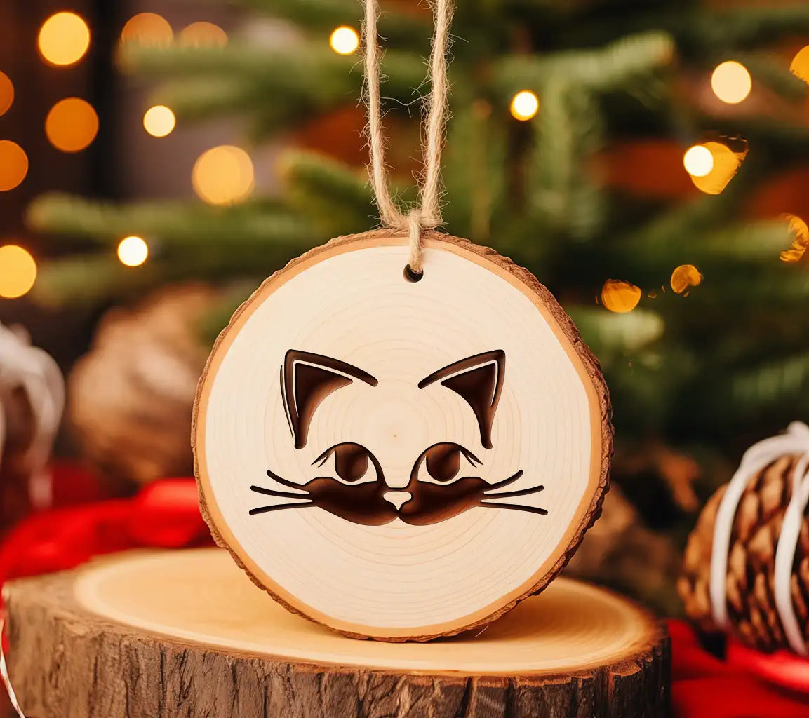 Cat Face Outline