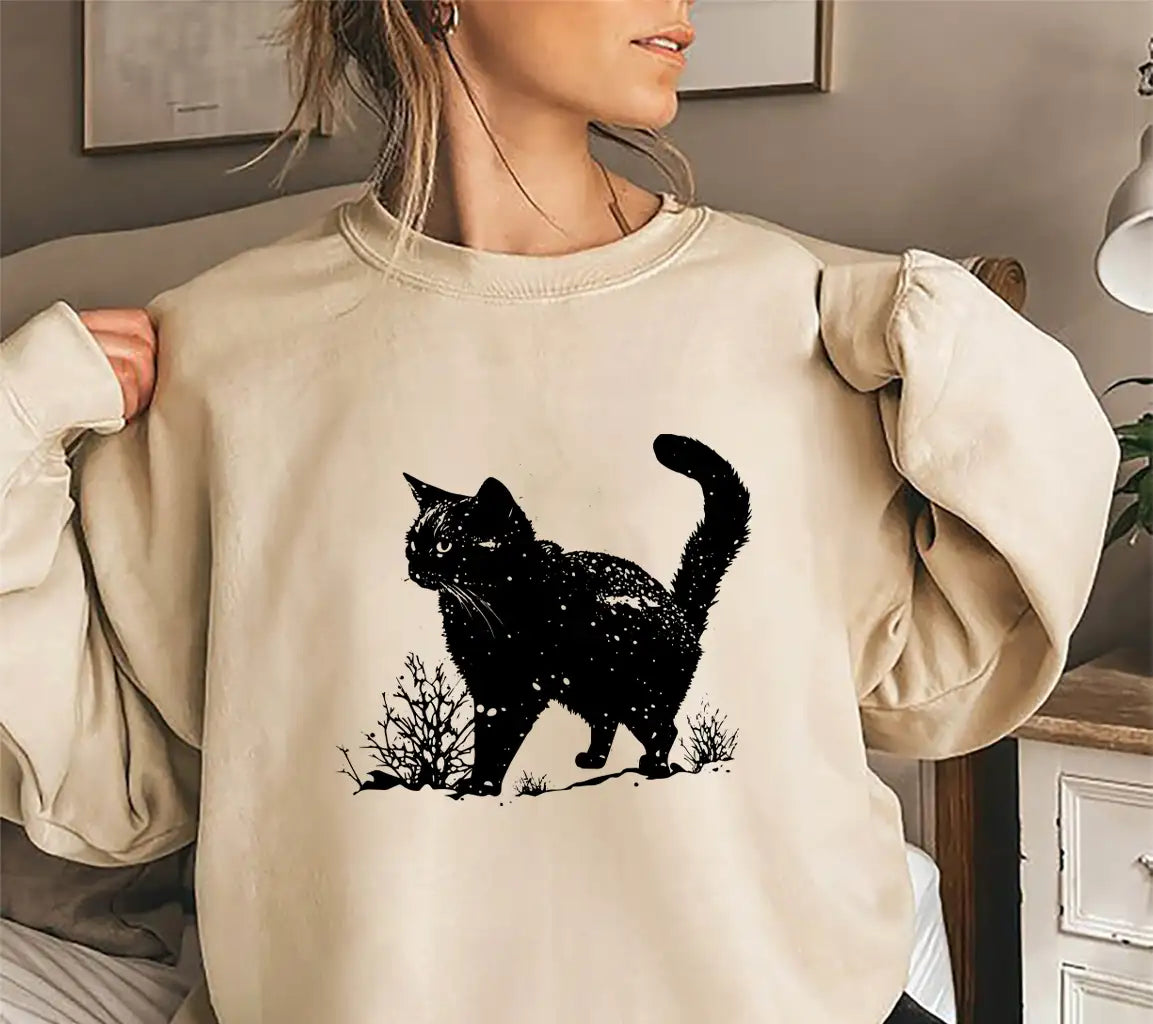 Cat In Snow