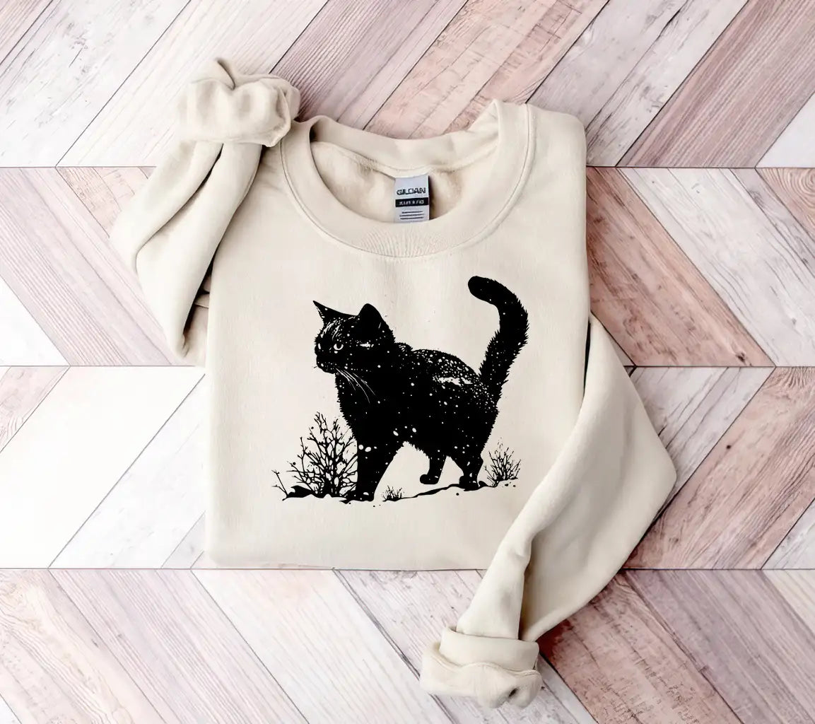Cat In Snow