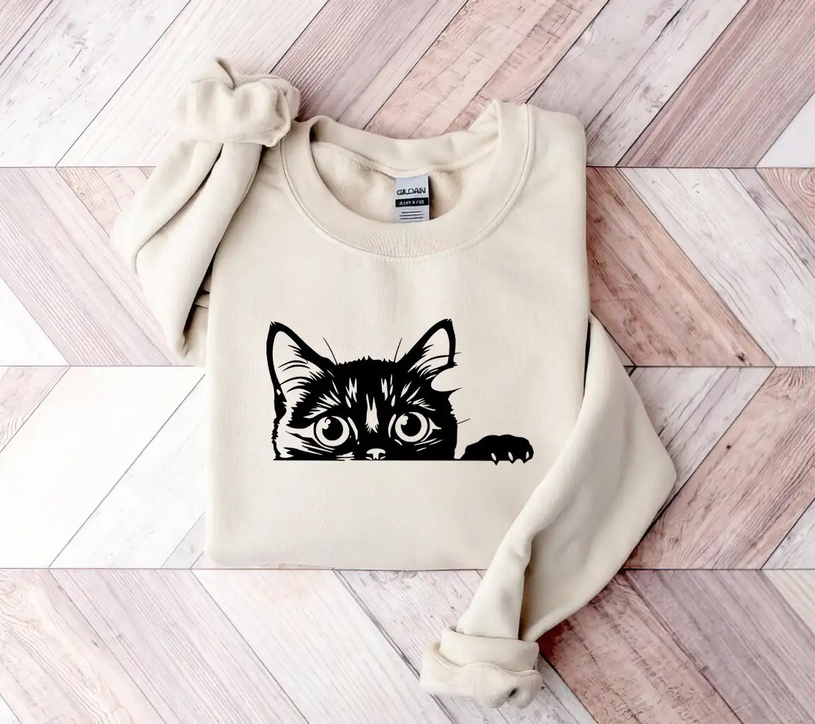 Cat Peeking