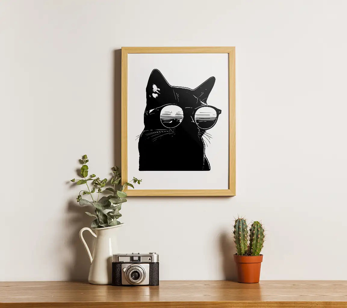 Cat Wearing Sunglasses