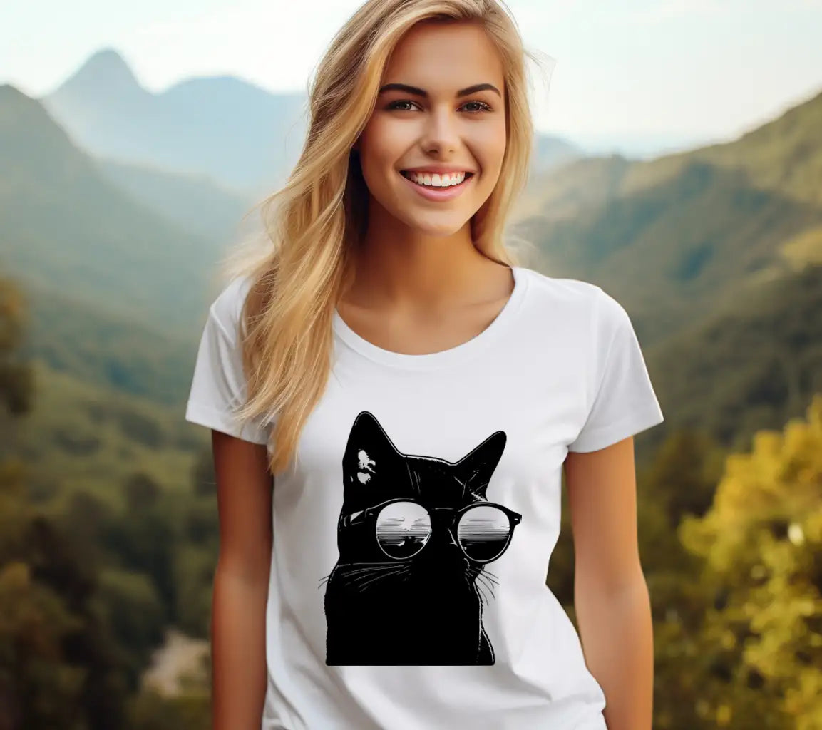 Cat Wearing Sunglasses