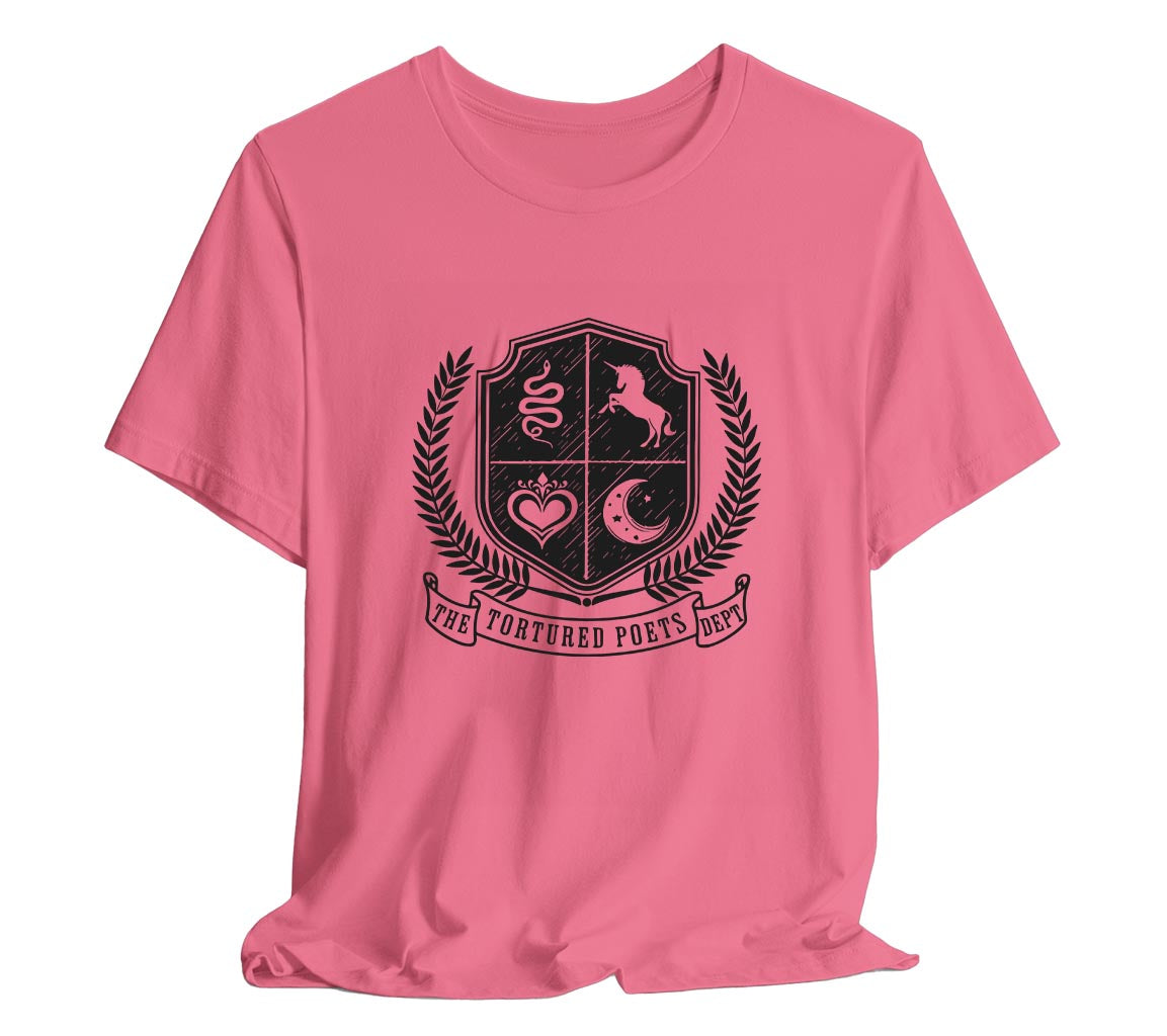 The Tortured Poets Department Quadrant T-Shirt | TTPD T-Shirt Featurin | Taylor Swift Inspired Adult Unisex Bella + Canvas