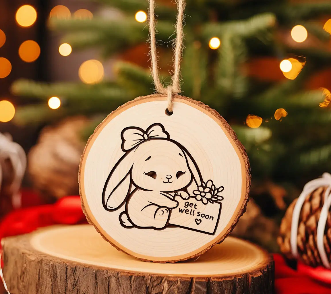 Cheerful Bunny Greeting