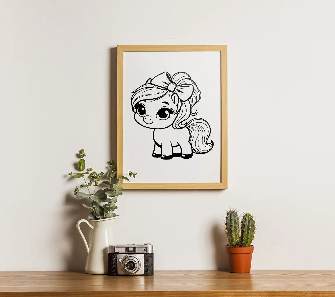 Cheerful Pony Bow