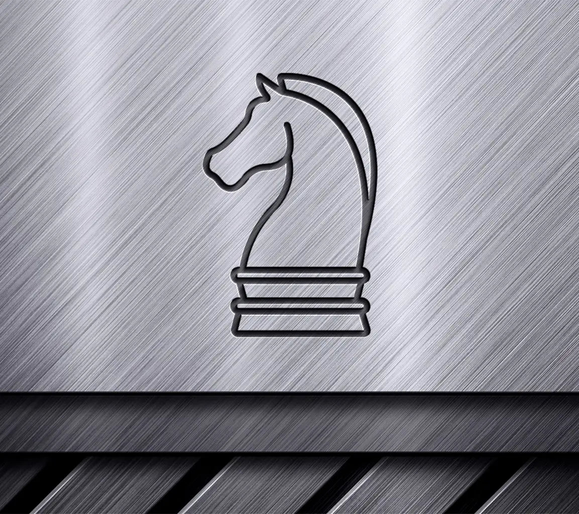 Chess Pieces Outline Vector Illustration