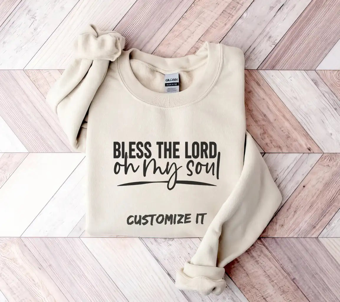 Bless the Lord Oh My Soul -  Christian SVG Logo SVG