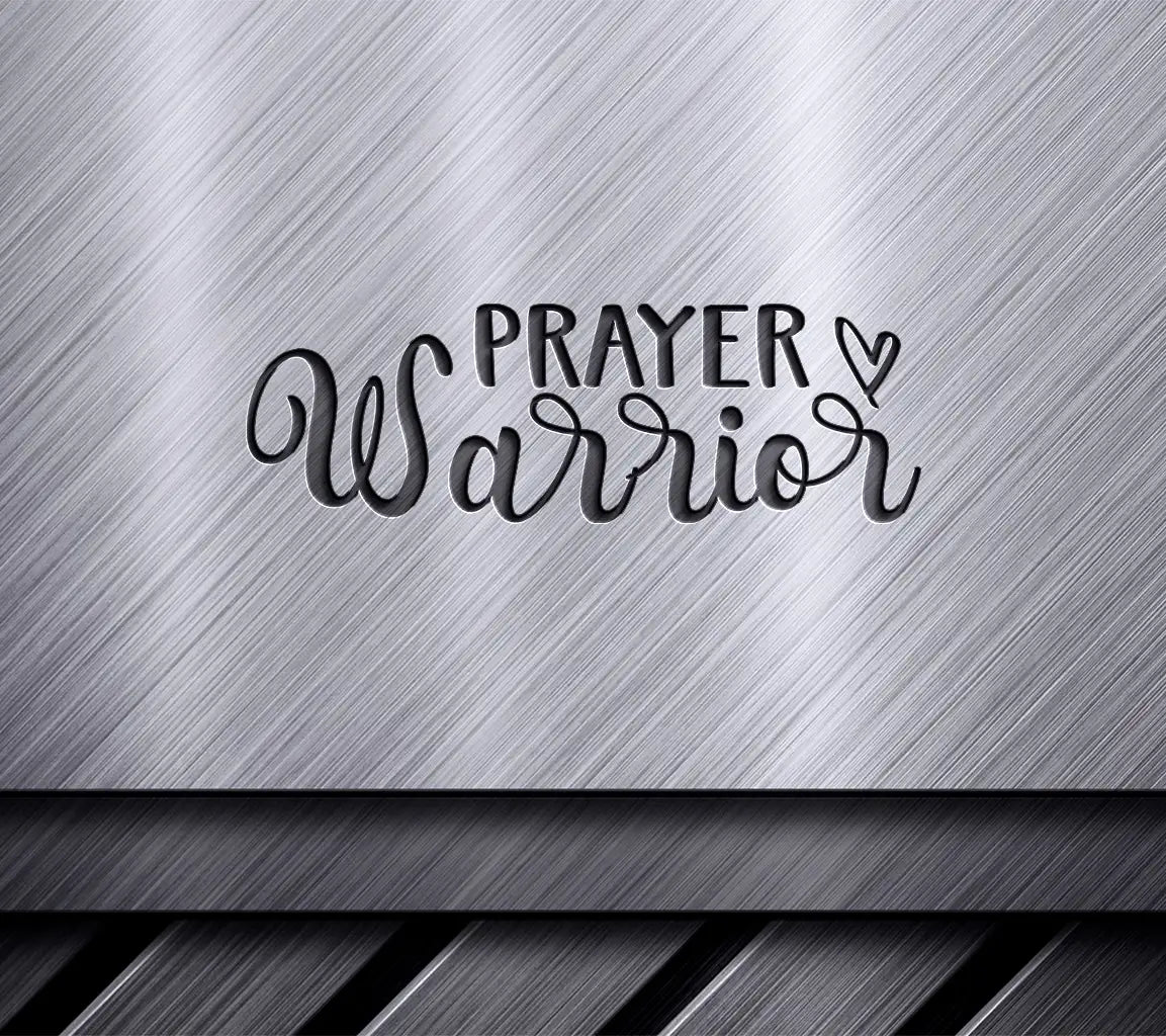  Prayer Warrior Logo SVG - Christian Design SVG