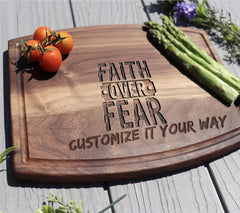 Faith Over Fear  SVG Design - Christian T-Shirt SVG