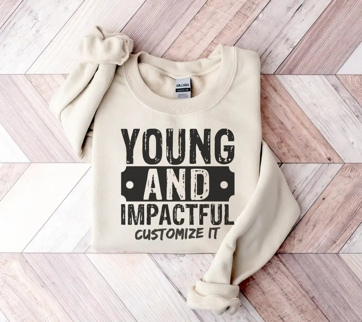 Young & Impactful  SVG Design - Christian T-Shirt SVG