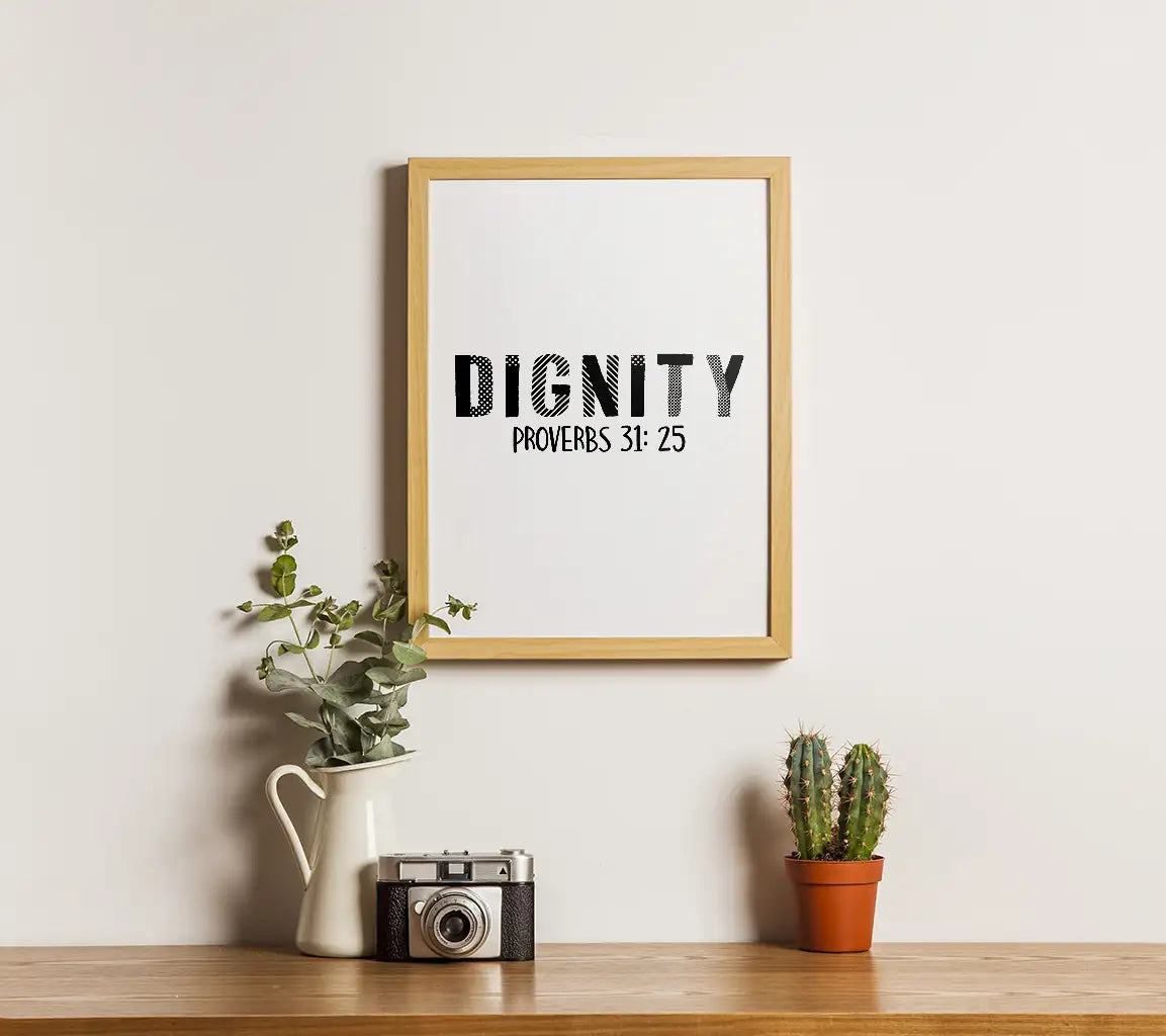 Christian Dignity Proverbs SVG -  Design SVG