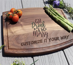Christmas Eat Drink & Be Merry SVG - Printable Poster SVG