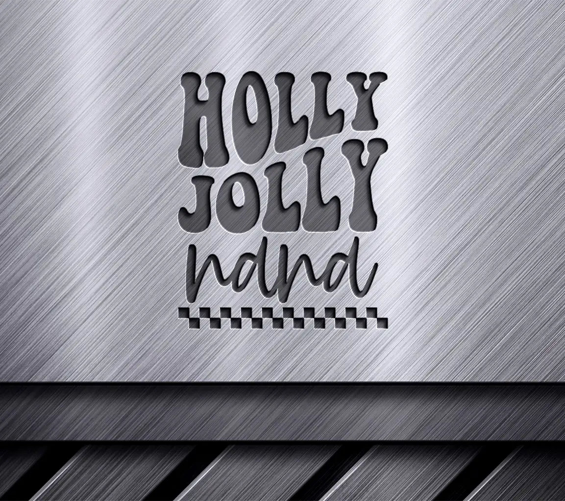 Holly Jolly Nana Christmas SVG Cut File SVG