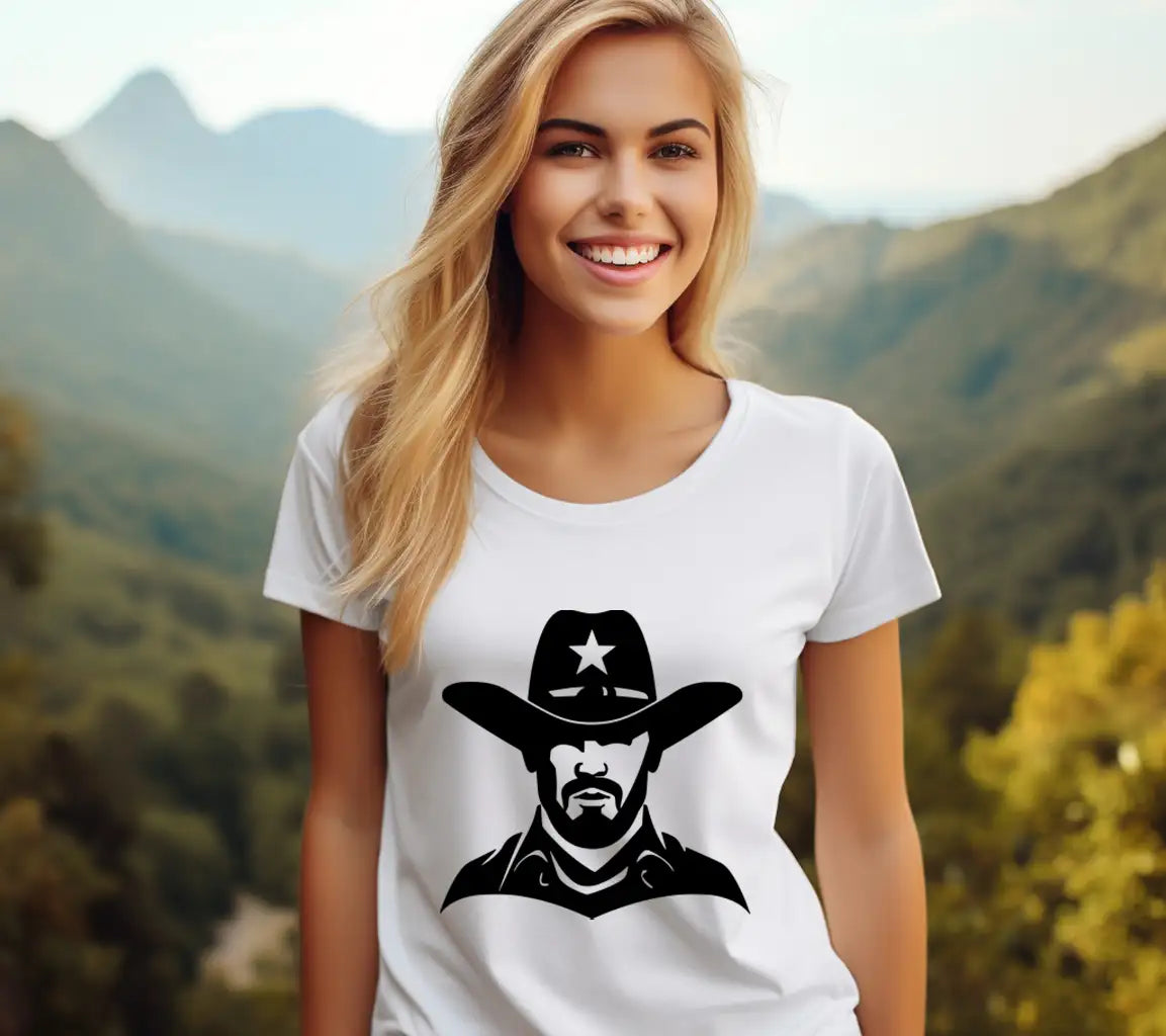 Confident Sheriff With Cowboy Hat