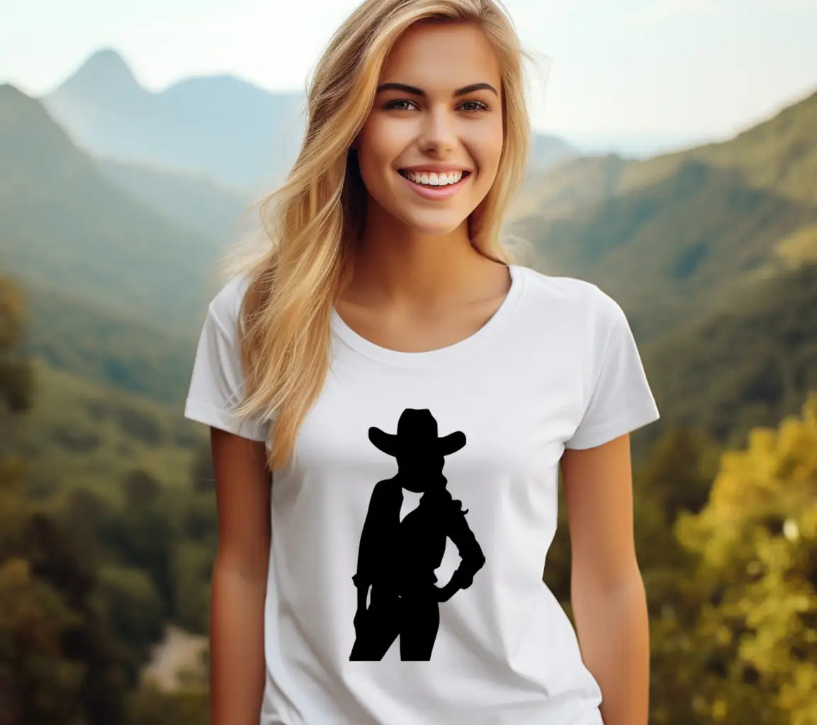 Country Girl Silhouette