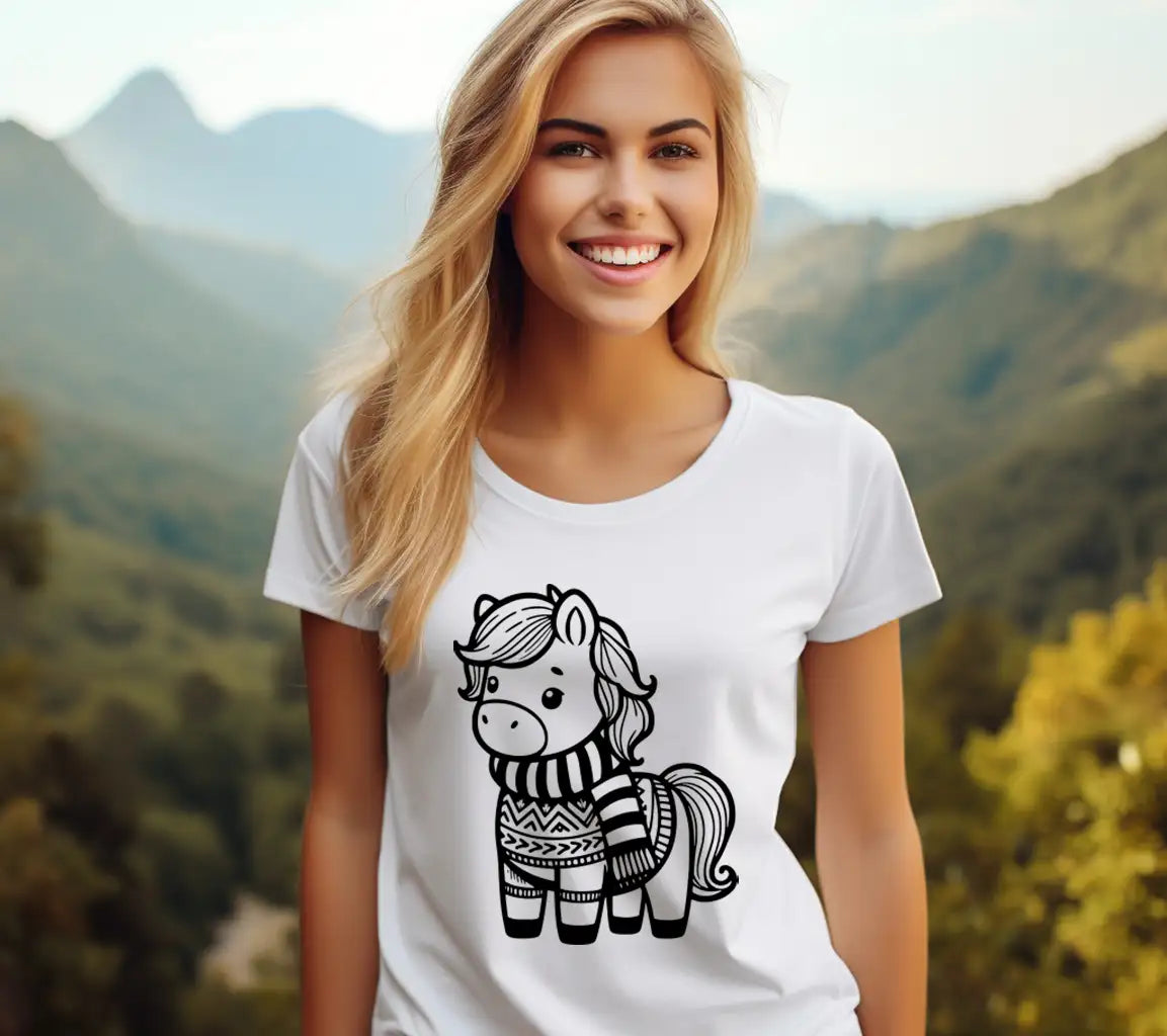 Cozy Sweater Horse