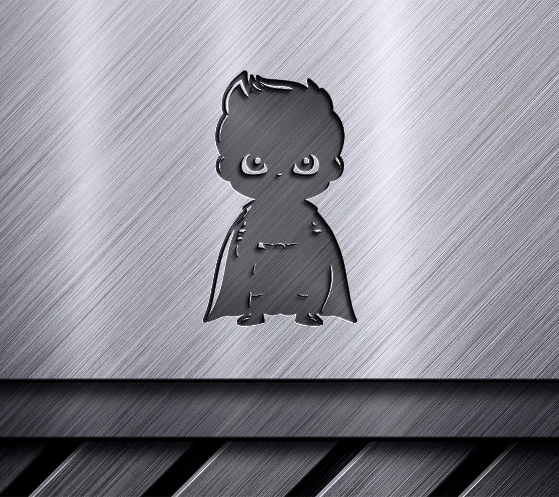  Boy Superhero Cape Silhouette SVG - Cuddle Cove SVG