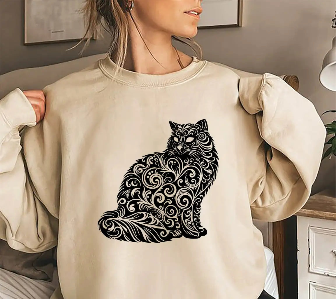Curled Cat Charms