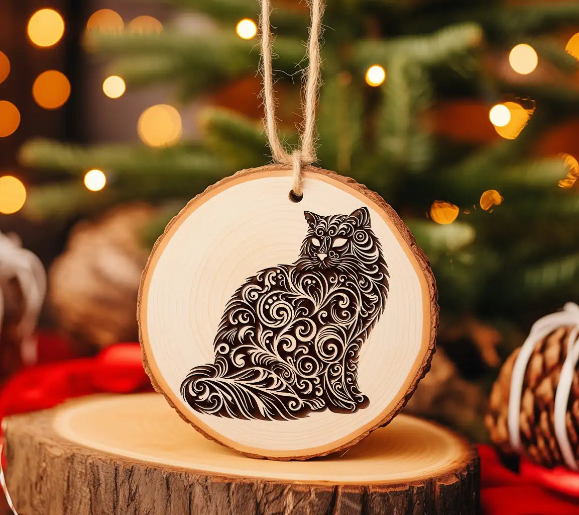 Curled Cat Charms