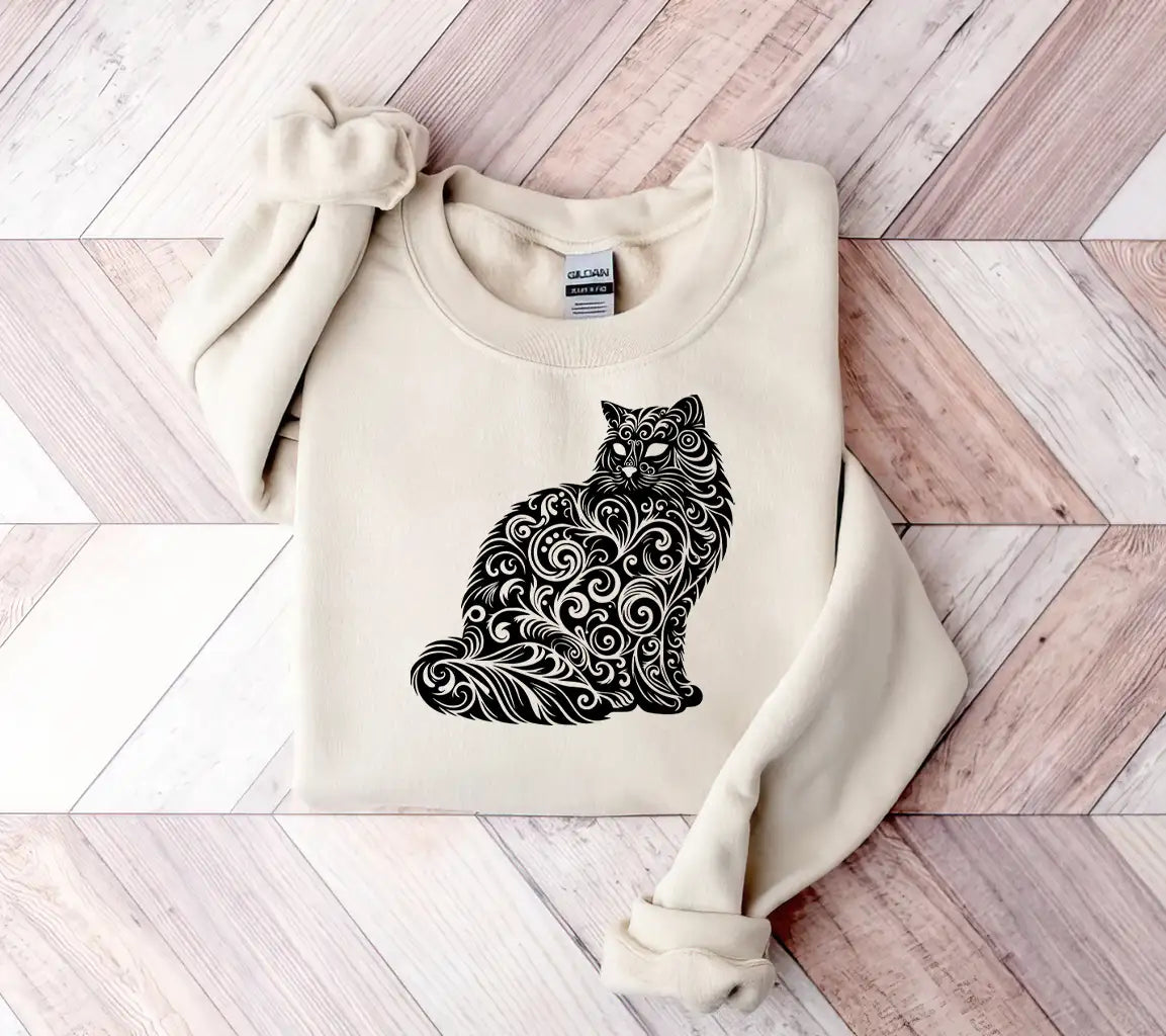 Curled Cat Charms
