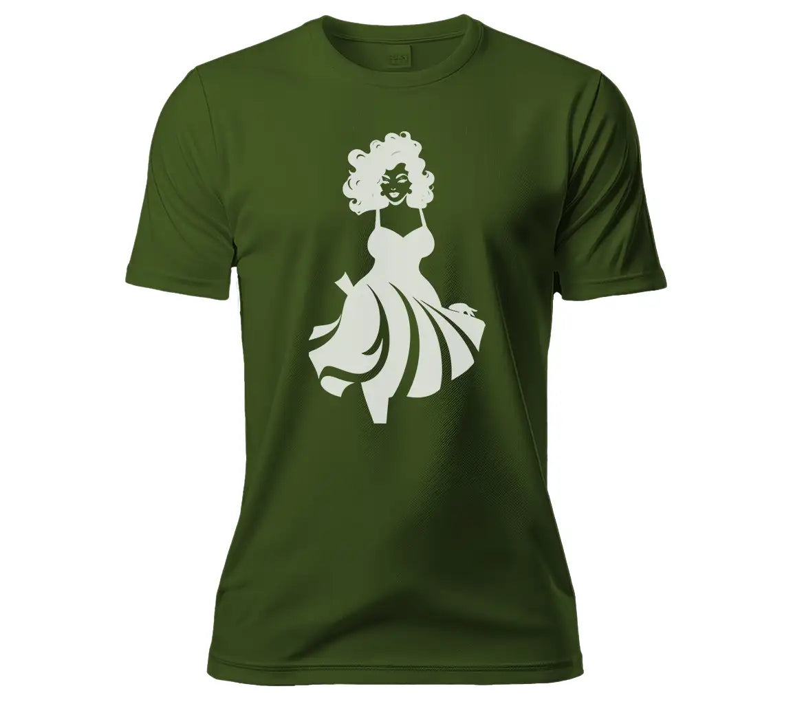 Plus Size Fashion Trend SVG -  Woman in Dress SVG