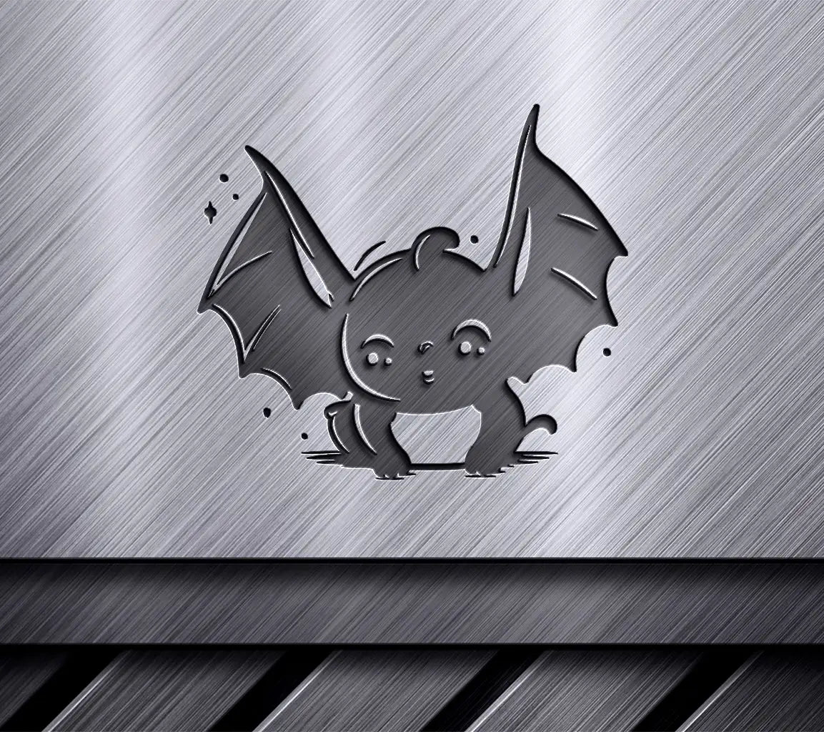 Cute  Bat Cartoon Mascot SVG - Vector Illustration SVG
