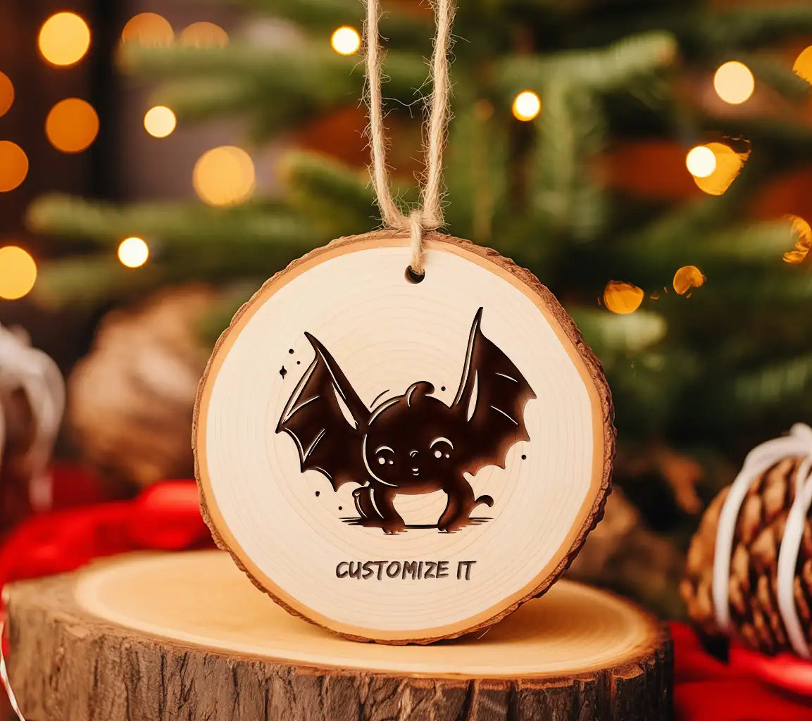 Cute  Bat Cartoon Mascot SVG - Vector Illustration SVG