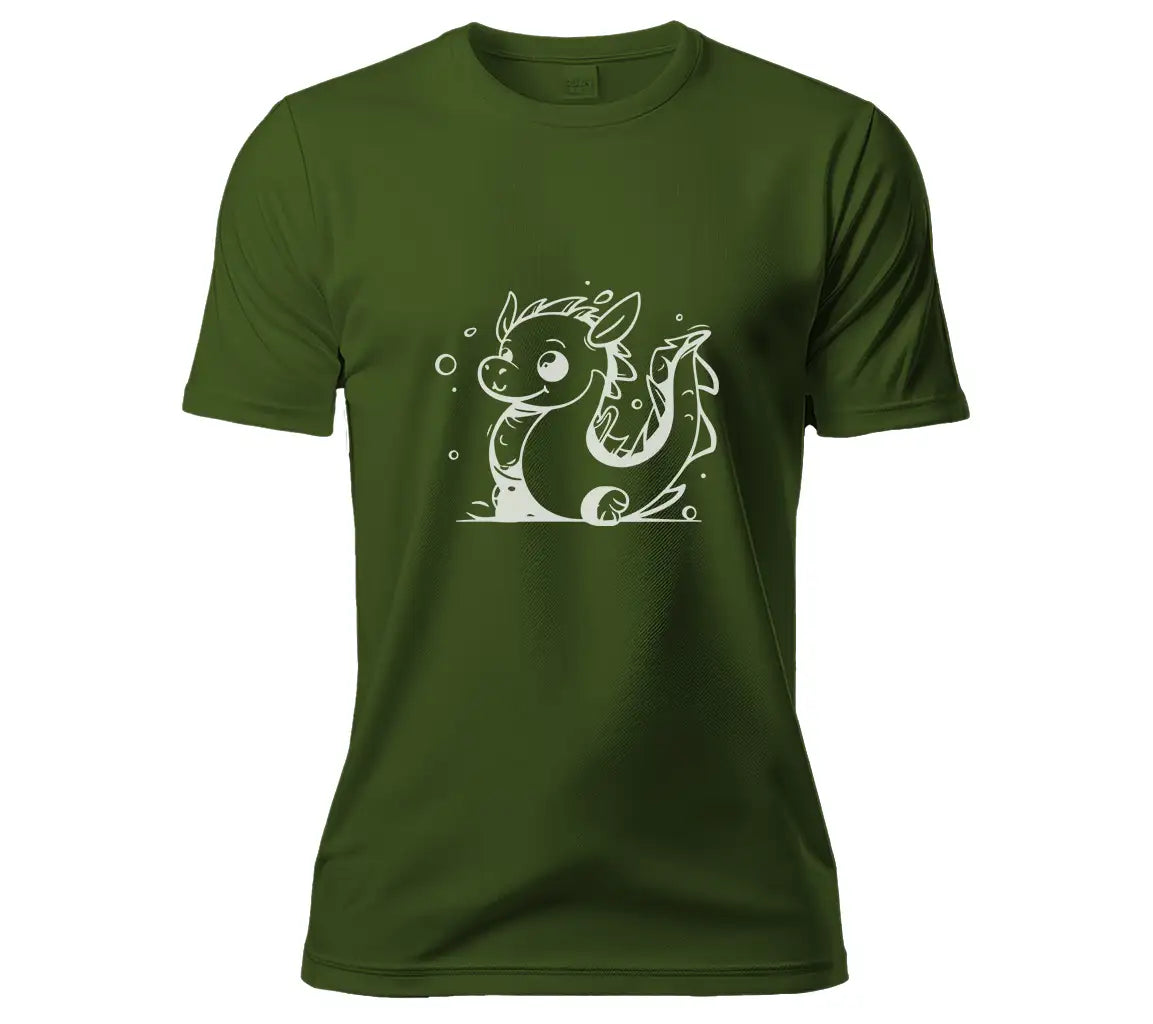 Cute  Dragon with Bubbles SVG Clipart SVG