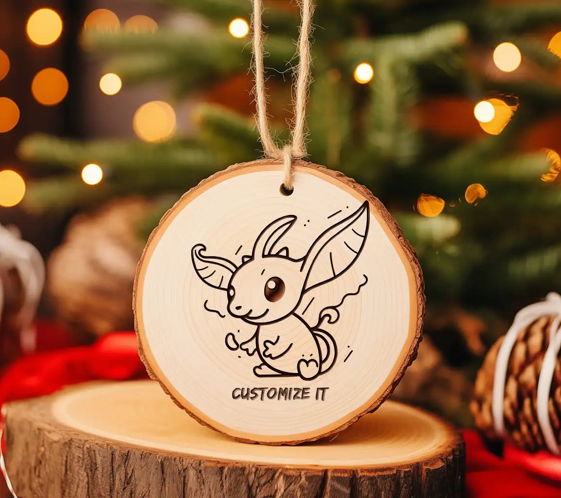 Cute Cartoon Rabbit with Wings & Squirrel SVG Doodle Illustration SVG