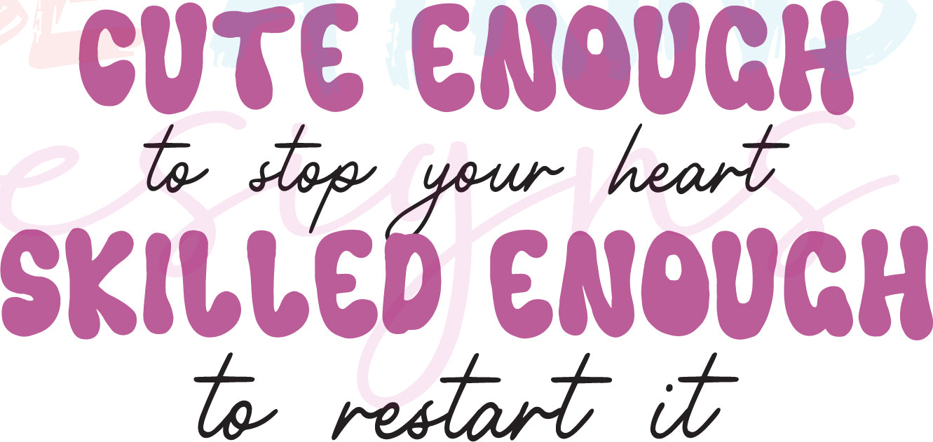 Funny Nurse Quotes SVG Bundle | 24 Designs of Funny Nurse Sayings SVG | Cute Enough to Stop Your Heart, Skilled Enough To Restart It